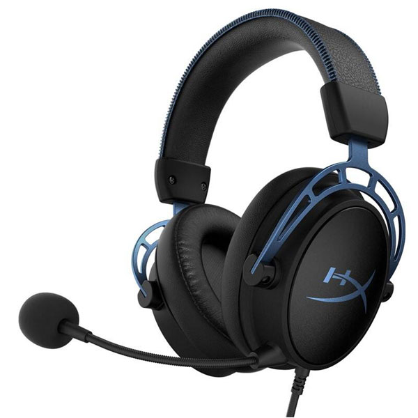 HP HyperX Cloud Alpha S - headset modrý