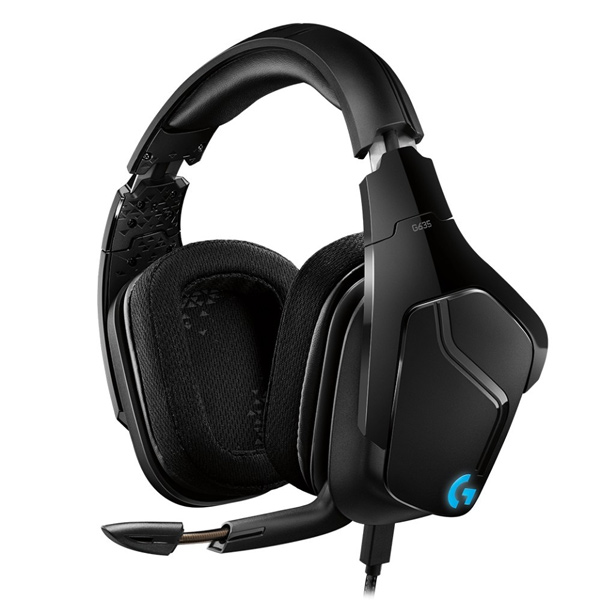 Herné slúchadlá Logitech G635 Wired 7.1 Llightsync Gaming Headset