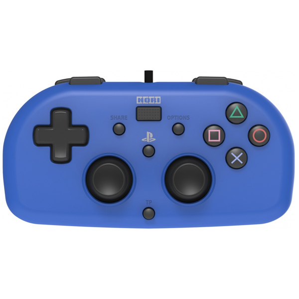 HORI Wired Mini Gamepad for Playstation 4, blue HRI-028395