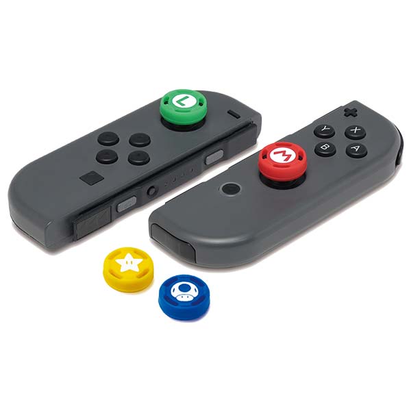 HORI Joy-Con gumené návleky na analógové páčky (Super Mario)