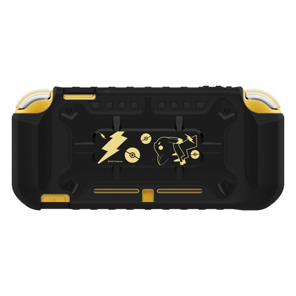 HORI Pikachu Hybrid System Armor for Nintendo Switch Lite, black gold NS2-077U