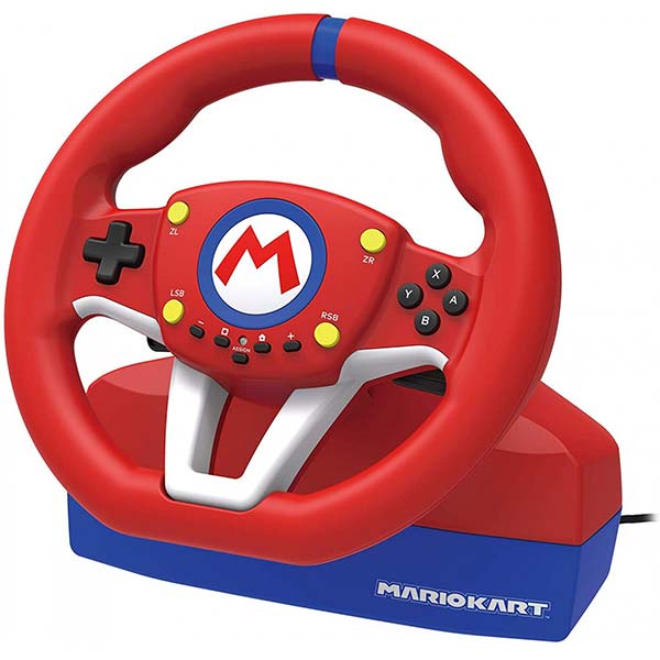 HORI pretekársky volant Mario Kart Pro MINI pre konzoly Nintendo Switch, červený