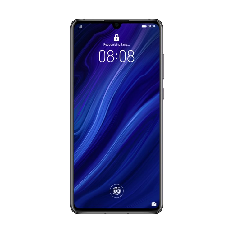 Huawei P30, 6/128GB, Dual SIM, Midnight Black, Trieda A - použité, záruka 12 mesiacov