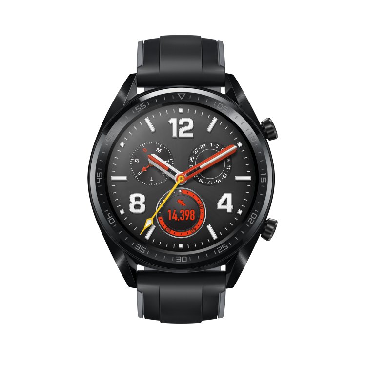 Huawei Watch GT Sport, Titanium Grey, Trieda A - použité, záruka 12 mesiacov