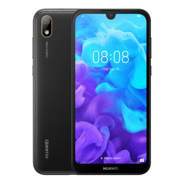 Huawei Y5 2019, Dual SIM, Modern Black, Trieda B - použité, záruka 12 mesiacov