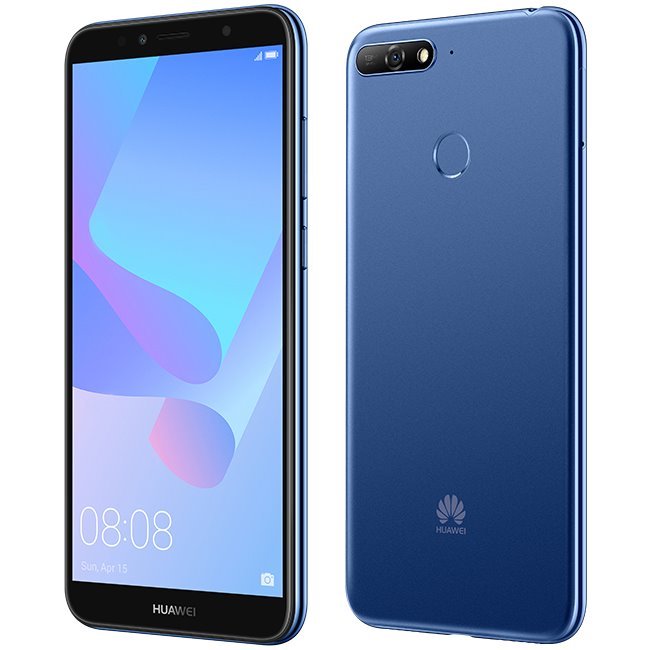 Huawei Y6 2018, Single SIM, modrá - rozbalené balenie