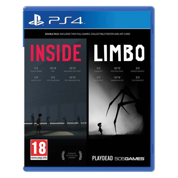 Inside / Limbo (Double Pack) [PS4] - BAZÁR (použitý tovar)