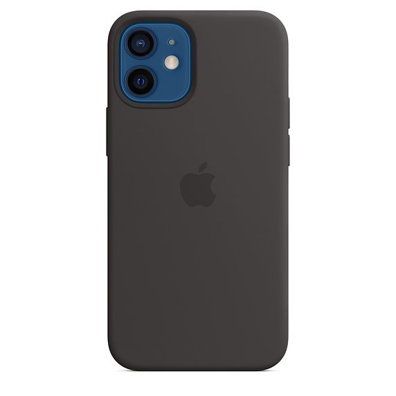 Apple iPhone 12 | 12 Pro Silicone Case with MagSafe, black MHL73ZMA