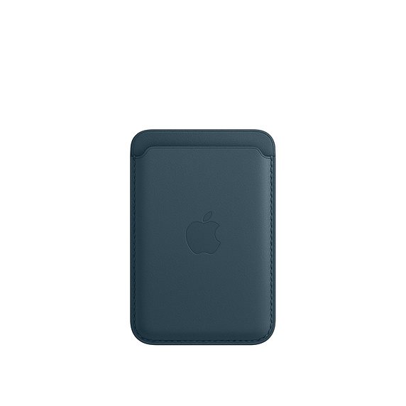 Kožená peňaženka Apple pre iPhone s MagSafe, baltická modrá