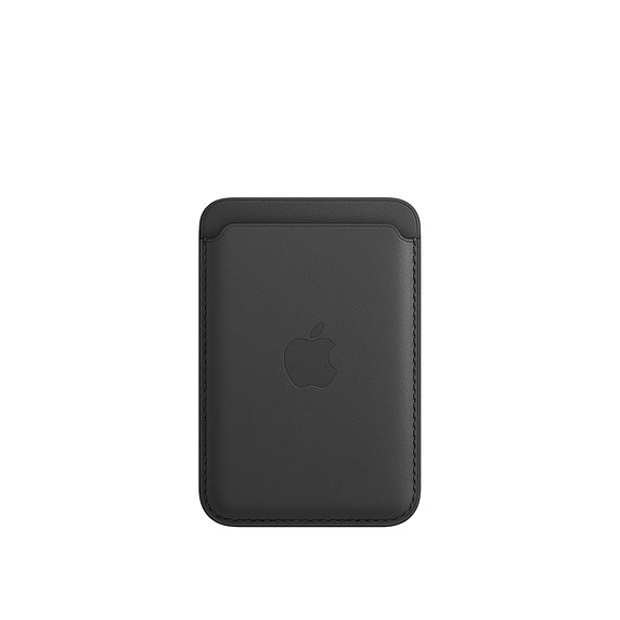 Kožená peňaženka Apple pre iPhone s MagSafe, čierna