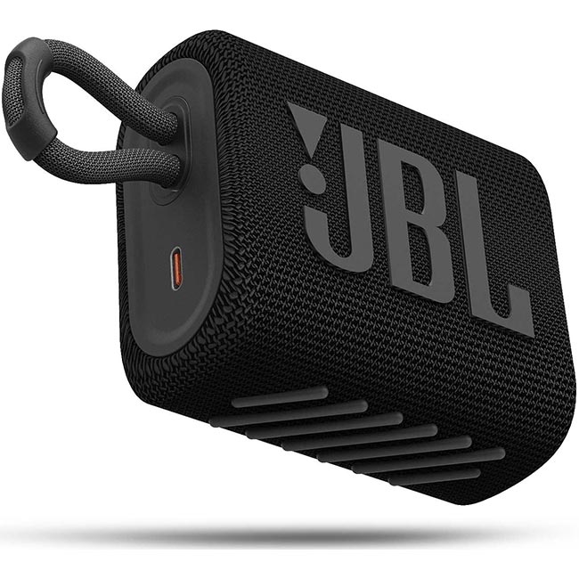Čierny reproduktor – JBL GO 3, Black