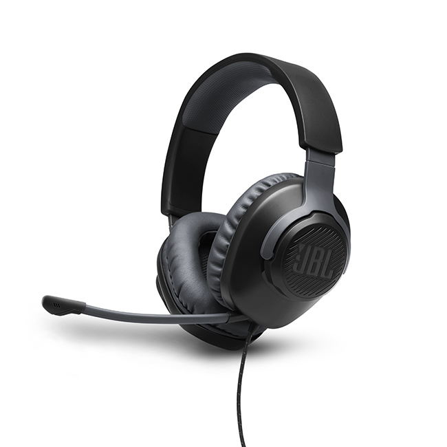 E-shop JBL Quantum 100 herné slúchadlá, black QUANTUM100BLK