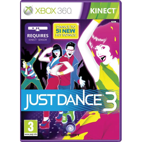 Just Dance 3- XBOX 360- BAZÁR (použitý tovar)