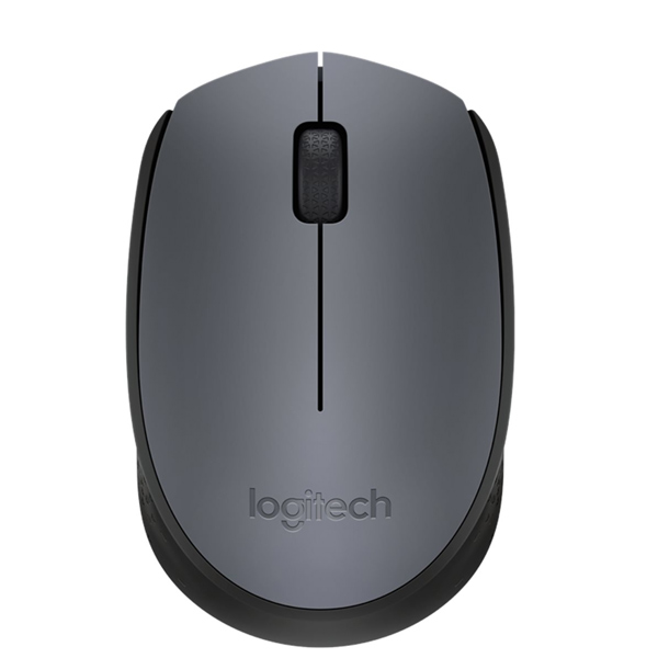 Kancelárska myš Logitech Bezdrotová Myš M170, šedá