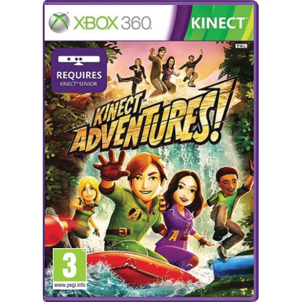 Kinect Adventures!- XBOX 360 - BAZÁR (použitý tovar)