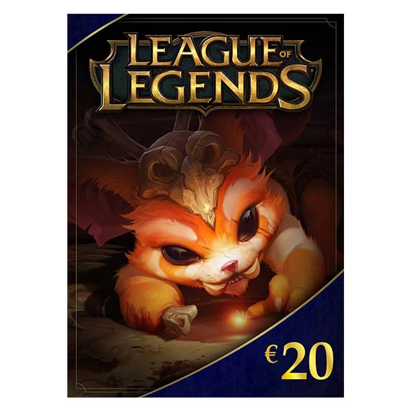 E-shop League of Legends elektronická peňaženka 20 € (2800 Riot Points)