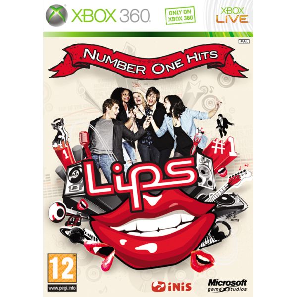 Lips: Number One Hits [XBOX 360] - BAZÁR (použitý tovar)