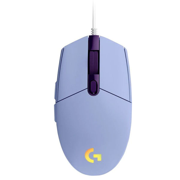 Logitech G102 Lightsync Gaming Mouse, lilac 910-005854