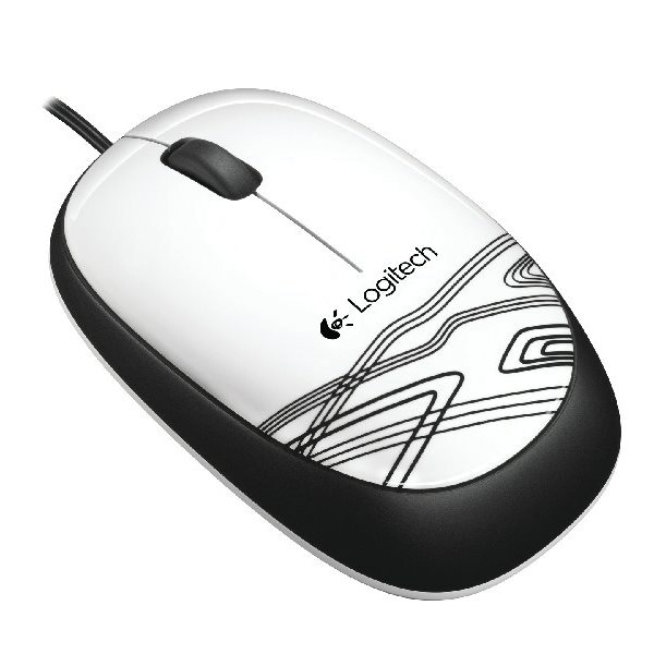 Kancelárska myš Logitech Notebook USB Mouse M105, white