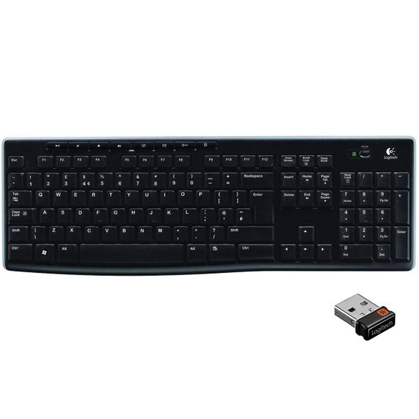 Logitech bezdrôtová klávesnica K270 CZ