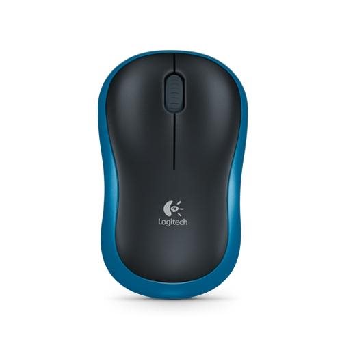 Kancelárska myš Logitech bezdrôtová M185, modrá 910-002239