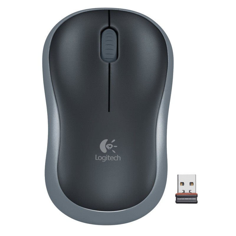 Kancelárska myš Logitech Wireless Mouse M185, swift grey 910-002238