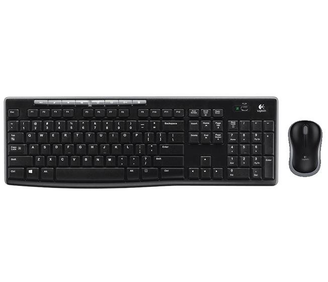 Logitech bezdrôtový set, klávesnica a myš MK270, CZ