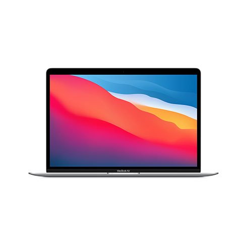 MacBook Air 13" Apple M1 8-core CPU 7-core GPU 8GB 256GB strieborná SK (2020), Trieda B - použité, záruka 12 mesiacov