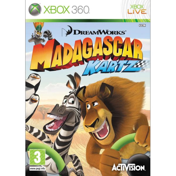Madagascar Kartz [XBOX 360] - BAZÁR (použitý tovar)