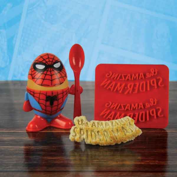 Marvel Comics Egg Cup & Toast Cutter Spider-Man
