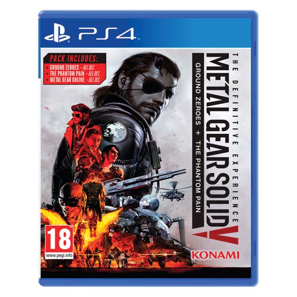 Metal Gear Solid 5: Ground Zeroes + Metal Gear Solid 5: The Phantom Pain (The Definitive Experience) [PS4] - BAZÁR (použ vykup