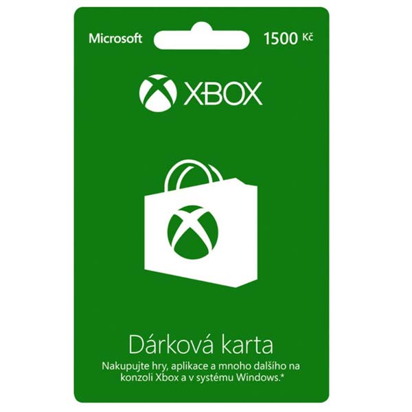 Microsoft LIVE Card 1500 Kč