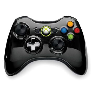 Microsoft Xbox 360 Wireless Controller, black (Special Ed. Chrome) - BAZÁR (použitý tovar , zmluvná záruka 12 mesiacov)