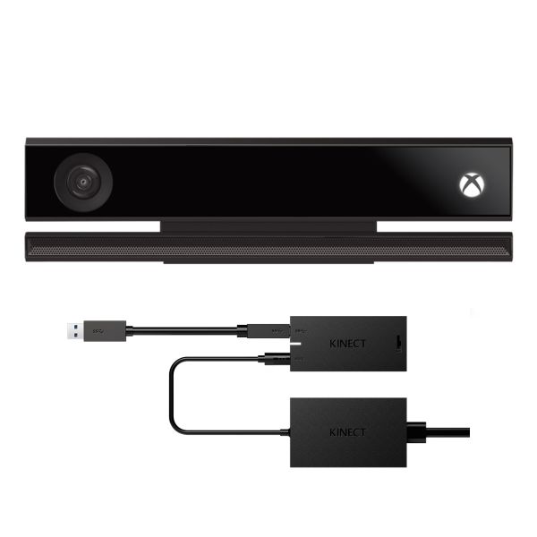 Microsoft Xbox One Kinect Sensor + Xbox Kinect Adapter for Xbox One S and Windows 10 Microsoft Xbox One Kinect Sensor + Xbox Kinect Adapter for Xbox One S and Windows 10
