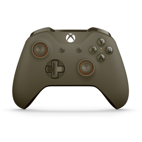 Microsoft Xbox One S Wireless Controller, green/orange - BAZÁR (použitý tovar , zmluvná záruka 12 mesiacov)