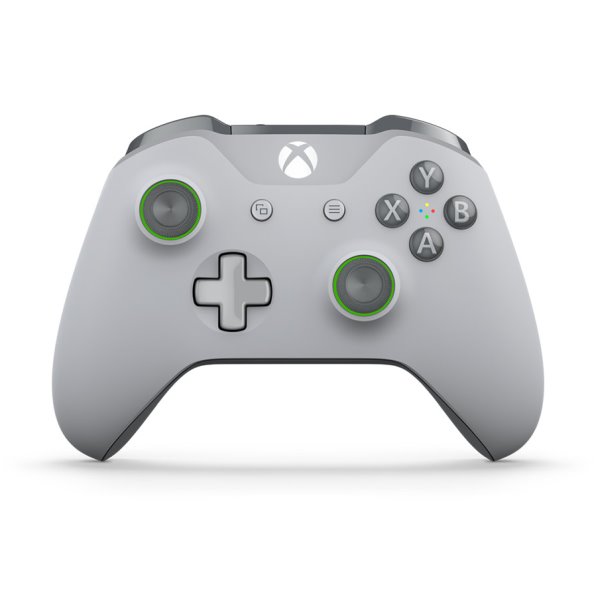 Microsoft Xbox One S Wireless Controller, grey/green - BAZÁR (použitý tovar)