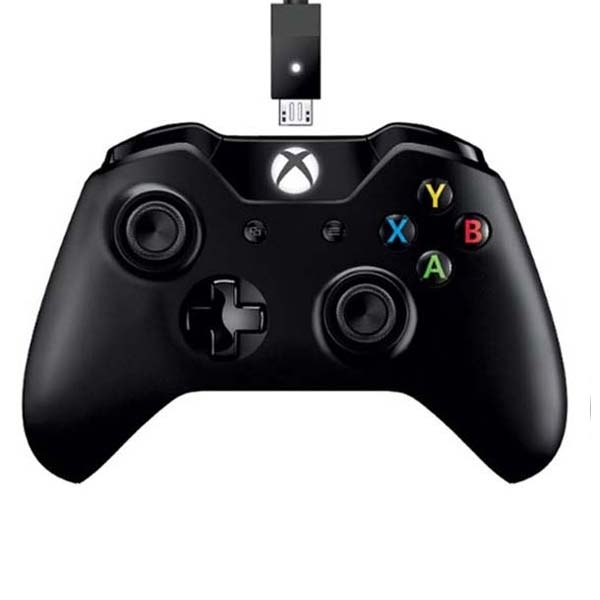 Microsoft Xbox One S Wired PC Controller, black