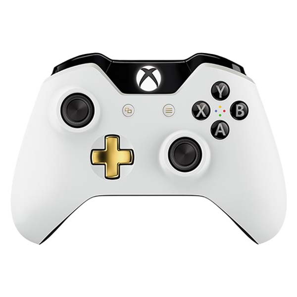 Microsoft Xbox One Wireless Controller, lunar white(Special Ed. - BAZÁR (použitý tovar , zmluvná záruka 12 mesiacov)