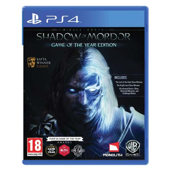 Middle-Earth: Shadow of Mordor (Game of the Year Edition) [PS4] - BAZÁR (použitý tovar)