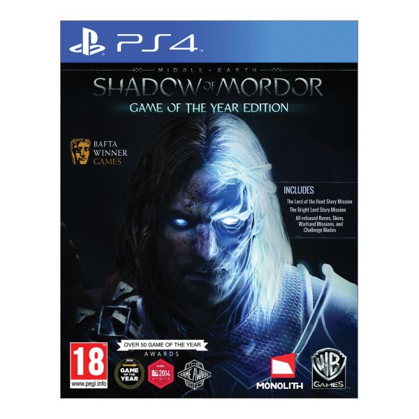 Middle-Earth: Shadow of Mordor (Game of the Year Edition) [PS4] - BAZÁR (použitý tovar) vykup