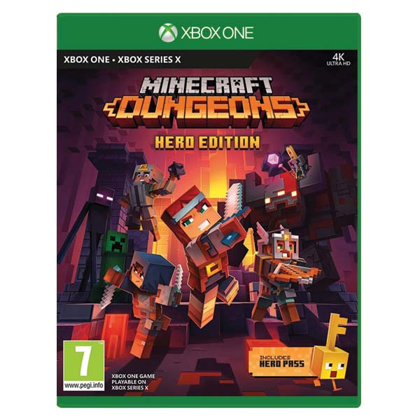 Minecraft Dungeons (Hero Edition) [XBOX ONE] - BAZÁR (použitý tovar)