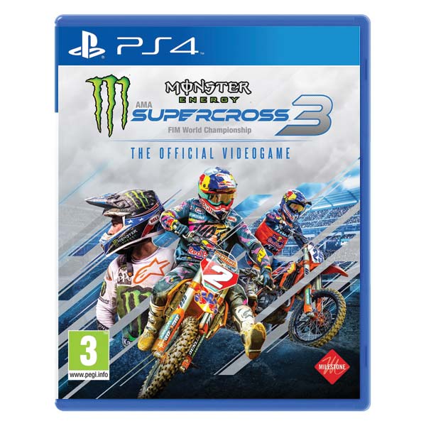 Monster Energy Supercross 3 [PS4] - BAZÁR (použitý tovar)