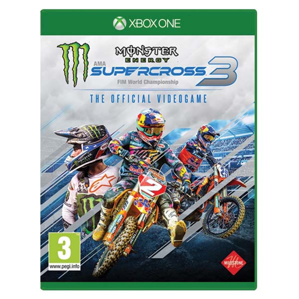 Monster Energy Supercross 3 [XBOX ONE] - BAZÁR (použitý tovar)