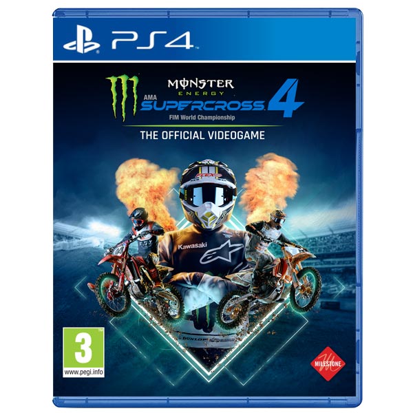 Monster Energy Supercross 4 [PS4] - BAZÁR (použitý tovar)