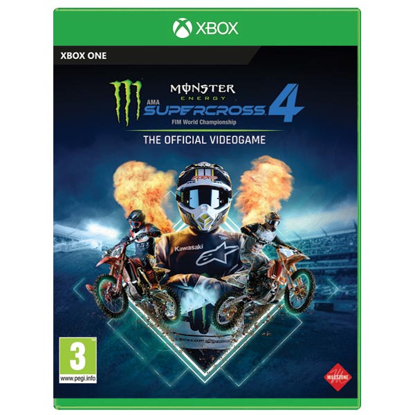 Monster Energy Supercross 4 [XBOX ONE] - BAZÁR (použitý tovar)