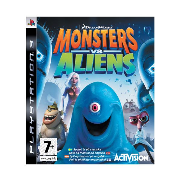 Monsters vs. Aliens [PS3] - BAZÁR (použitý tovar)