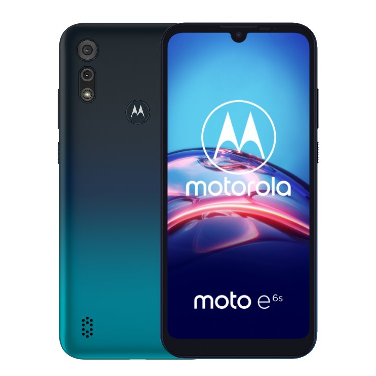 Motorola Moto E6s, Dual SIM, Peacock Blue, Trieda B - použité, záruka 12 mesiacov