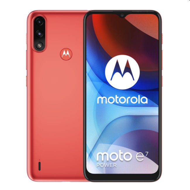 Motorola Moto E7 Power, 4/64GB, coral red