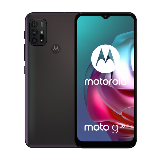 Motorola Moto G30, 4/128GB, Phantom Black, nový tovar, neotvorené balenie