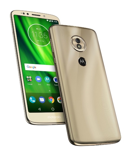 Motorola Moto G6 Play, Dual SIM, zlatá, Trieda A - použité, záruka 12 mesiacov